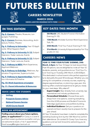 Sixth Form March 2026 Edition Pages from Futures Bulletin Sixth Form March 2026